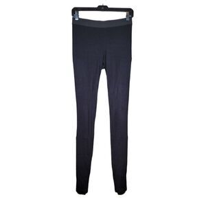 Theory Black Seamed Leggings Sz P